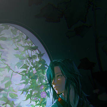 窗边