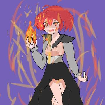 炎属性の魔法使い