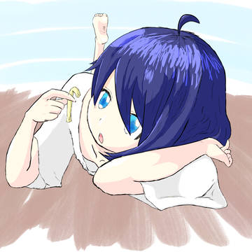 しなしなになったポテトを眺める幼女