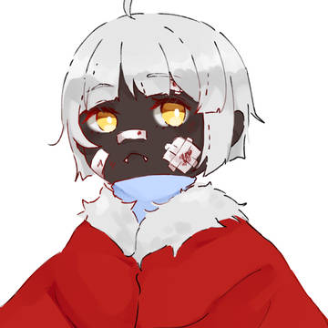 顔有り創作星の子