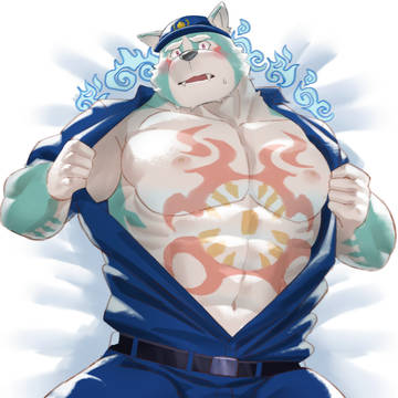 この態勢で拳を受けるというのはなかなかに