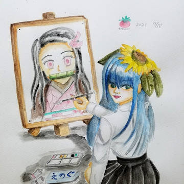 お絵かきの時間