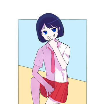 鷺森灼式顎ピース