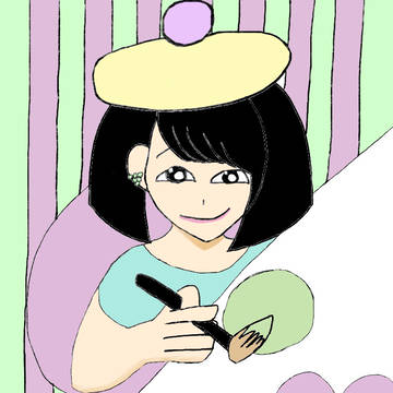 絵を描きました。