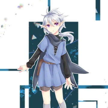 銀髪少年冒険者