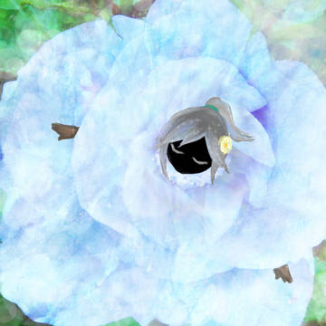 星の子と青い薔薇のドレス