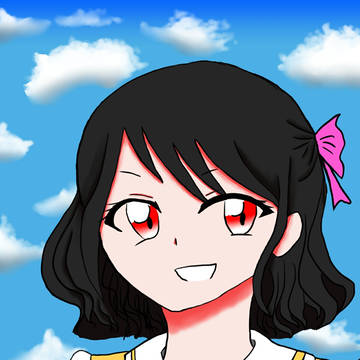 初デジタルイラスト(お嬢様系)