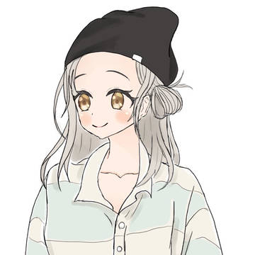 ニット帽スタイル