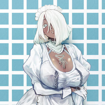 白メイド