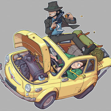 カーチェイス - Lupin III