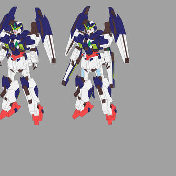 GN-RZ_002 ガンダム エリオス 全身 設定画