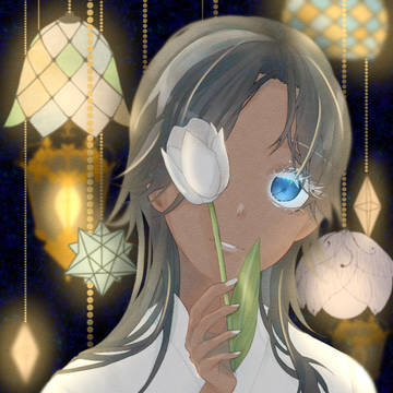 白い子