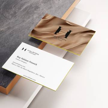 Halston Business Card Design