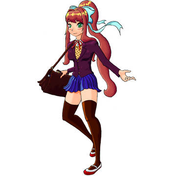 Monika - Blank Background