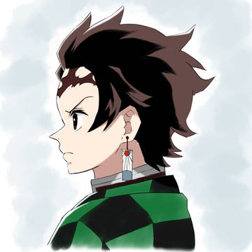 炭治郎　横顔