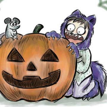 ハロウィンイラスト4枚