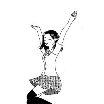 喜ぶ女の子