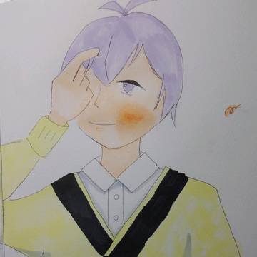 髪の毛をいじいじする壮五くん