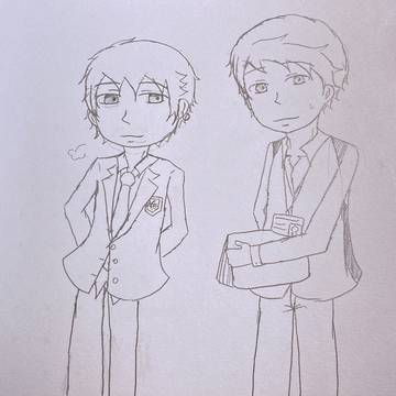 矢魔威さんと帝慧琉くん