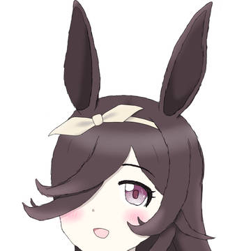肩出し私服のライスちゃん