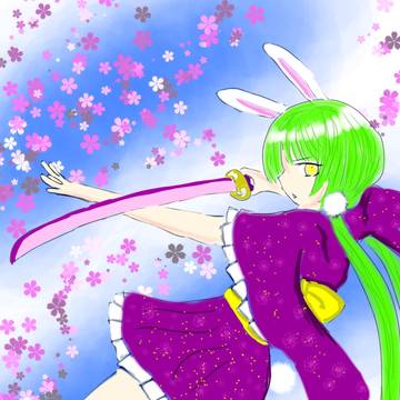 ｢兎の刀使い~桜吹雪の舞~｣