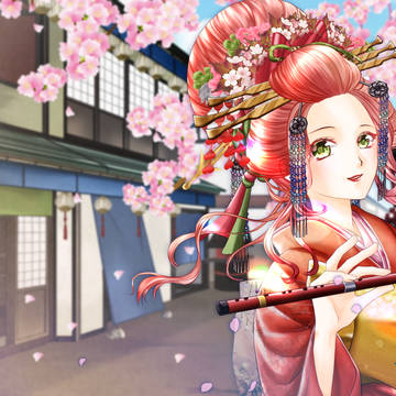 仲ノ町の桜の下で