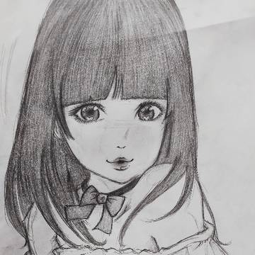 窪之内英策さんの模写 鉛筆画