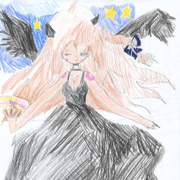 黒いドレスの女の子
