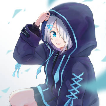 パーカー女子