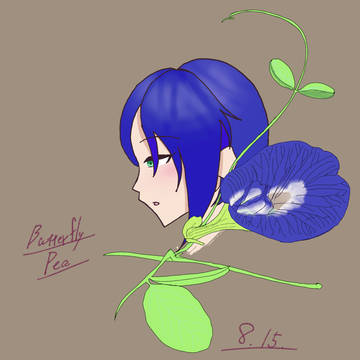 バタフライピー　妄想絵