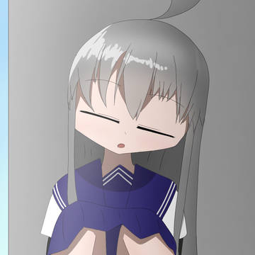 眠い…()