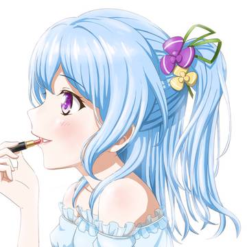千聖ちゃんから口紅を貰いました