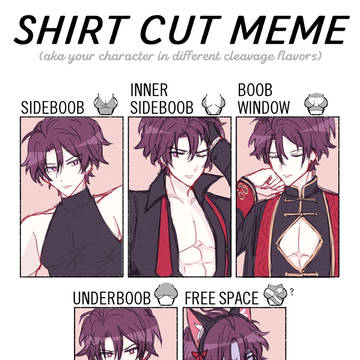 shirt cut meme kayron