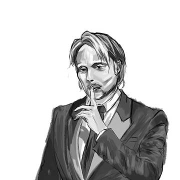摹寫 mads mikkelsen