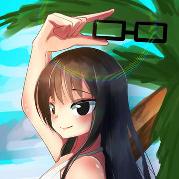 個人Vさん　白クロイちゃん