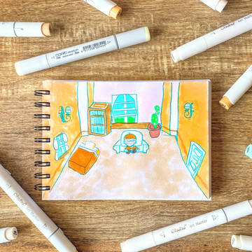 本日の息子(小学2年生)のらくがき。