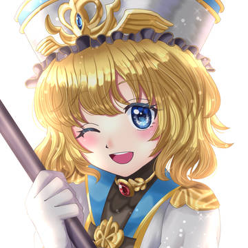 リプ来たキャラの顔だけ描く