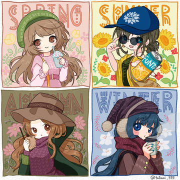 おしゃれな女の子はみんな可愛い。