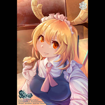 Tohru from kobayashi maid dragon