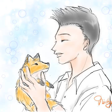 仙道くんと子ギツネ