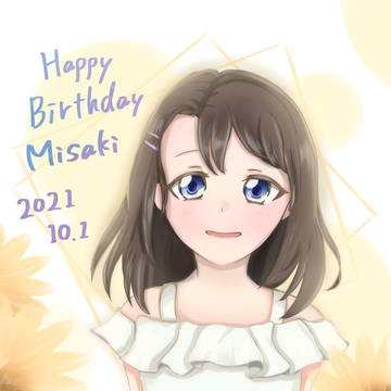 奥沢美咲birthday