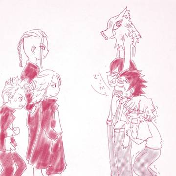 鬼滅(東リべ)らくがき