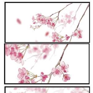 【えりうみ】落花时节恰逢君