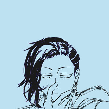 時間のかかった九井一初描き
