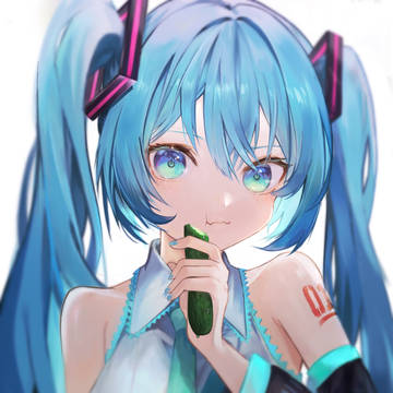初音ミク×夏野菜