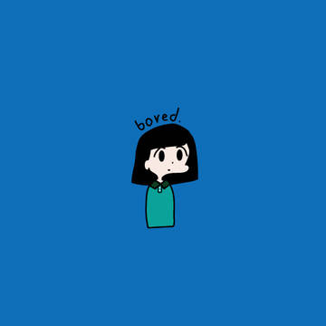 bored.