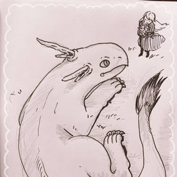 飛べない竜