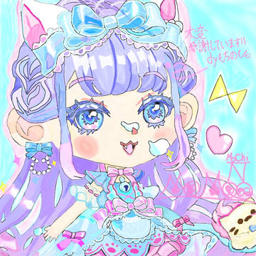 ポケコロツインのイラスト☘️