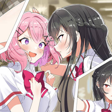 壁ドンされてるれな子