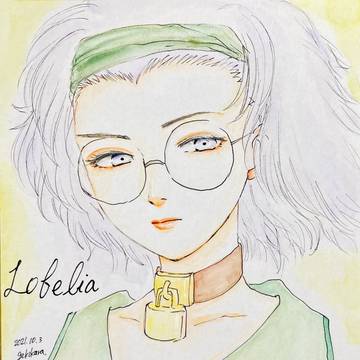 ロベリアさんミニ色紙